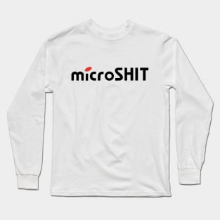 Micro Shift fake Counterfeit logo design Long Sleeve T-Shirt